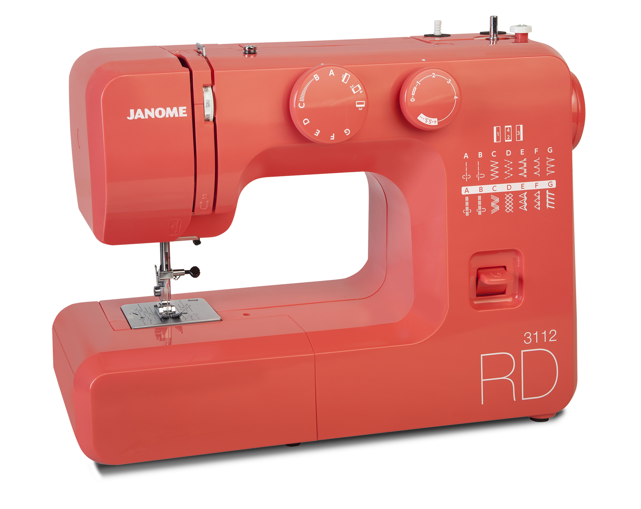 JANOME 3112 RD/GN/PK